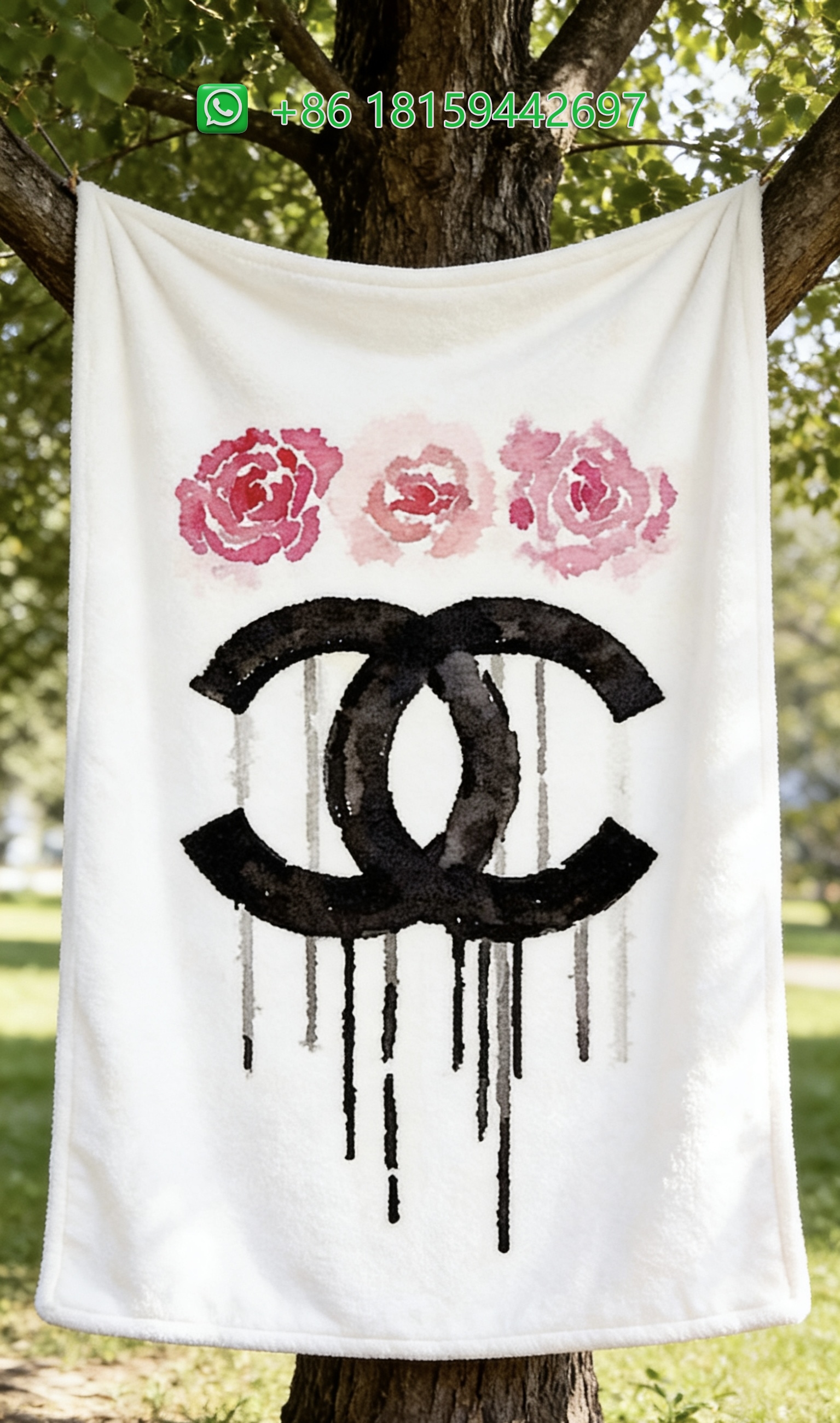 Chanel Throw Blankets